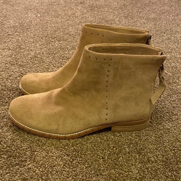 Splendid beaded beige ankle booties size 6 - Picture 1 of 6